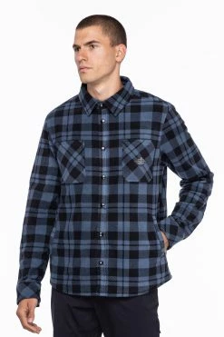 686 Sierra Men's Fleece -Dannershop 0084 MNS SIERRA FLEECE FLANNEL KCRLAY103 ORION BLUE PLAID 1028 2000x3000 1