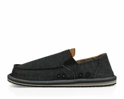 Sanuk Pick Pocket Hemp Slip On Shoe -Dannershop 1107357 BLK 3