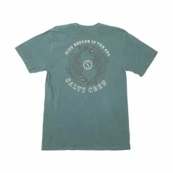 Salty Crew Fin And Yang Premium Tee -Dannershop 20035408 EVGRN BACK