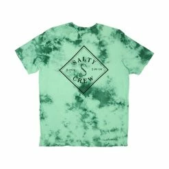 Salty Crew Tippet Tie Dye T-Shirt -Dannershop 20035431 SEAFOAM BACK