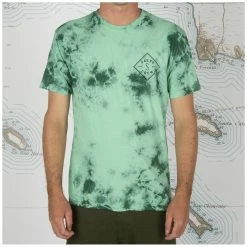 Salty Crew Tippet Tie Dye T-Shirt -Dannershop 20035431 SEAFOAM OMFRONT