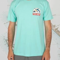 Salty Crew Deep Drop Sea Foam S/S Premium Tee -Dannershop 20035439 SEAFOAM OMFRONT 2afd56e4 e227 441c a0d6 2050695f9e92