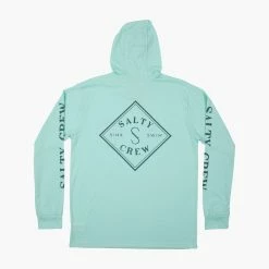 Salty Crew Tippet Sea Foam Pocket Hood Tech Tee -Dannershop 20135237 SEAFOAM BACK 9fdcac7c d0ca 4a1d 9509 1c22b5037f02