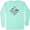 Salty Crew Tippet Palms Long Sleeve 1 Salty Crew Tippet Palms Long Sleeve -Dannershop 20135265 SEAFOAM BACK