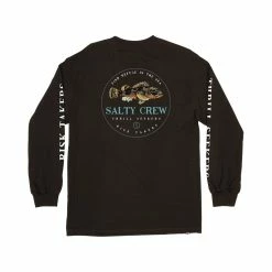 Salty Crew Bottom Feeder Long Sleeve -Dannershop 20135266 BLK BACK
