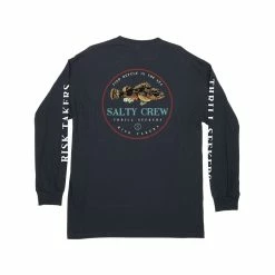 Salty Crew Bottom Feeder Long Sleeve -Dannershop 20135266 NVY BACK