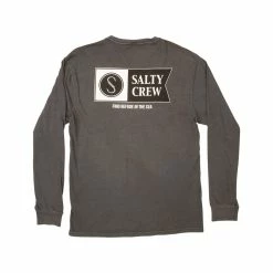 Salty Crew Flagship Pigment Long Sleeve Tee -Dannershop 20135289 BLK BACK