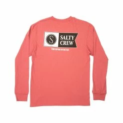 Salty Crew Flagship Pigment Long Sleeve Tee -Dannershop 20135289 BUR BACK