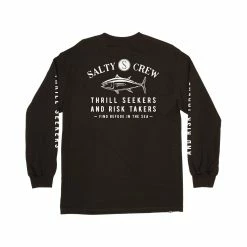 Salty Crew Fishmonger Long Sleeve Tee -Dannershop 20135294 BLK BACK