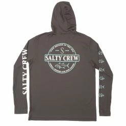 Salty Crew Deep Sea Hooded Sunshirt -Dannershop 20135297 CHAR BACK
