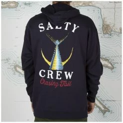 Salty Crew Tailed Hooded Fleece -Dannershop 20335015 NVY OMBACK
