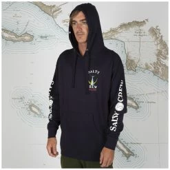 Salty Crew Tailed Hooded Fleece -Dannershop 20335015 NVY OMSIDELEFT
