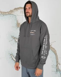 Salty Crew Bruce Hooded Fleece -Dannershop 20335029 CHAR OMSIDELEFT c013f8ab b2de 41a9 9e77 ef67886c6cc0