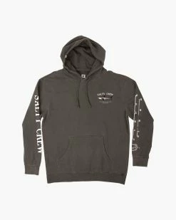 Salty Crew Bruce Hooded Fleece -Dannershop 20335029 CHAR cfc96db7 3fc4 4357 9b99 e9587ed16bca