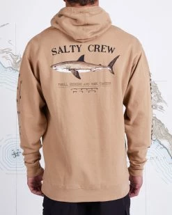Salty Crew Bruce Hooded Fleece -Dannershop 20335029 SANDSTNE OMBACK cf587c77 fc7f 41a8 a02e 59027f934148
