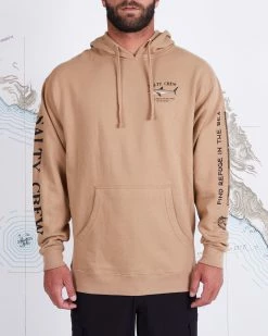 Salty Crew Bruce Hooded Fleece -Dannershop 20335029 SANDSTNE OMFRONT cf56029f a653 4a2c a91f a2a095941b8f