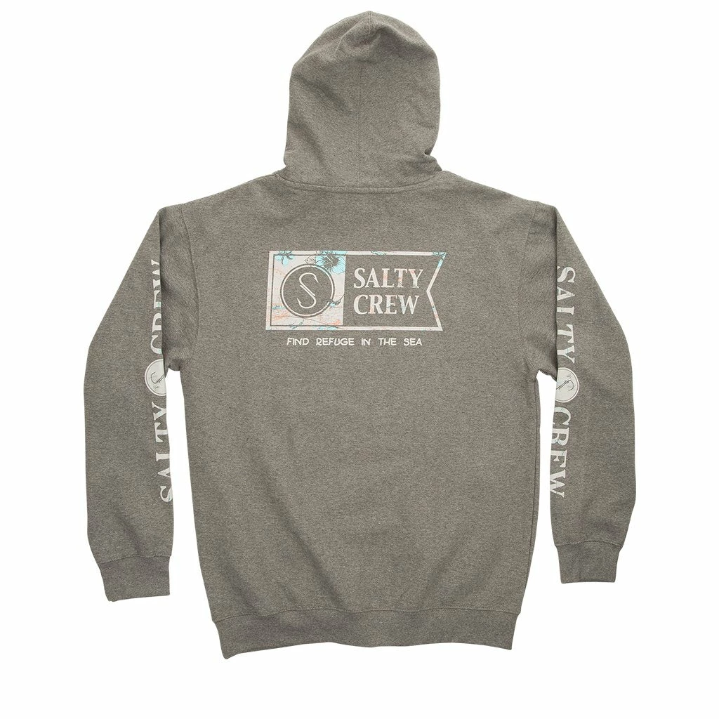 Salty Crew Mainer Hooded Fleece Salty Crew Mainer Hooded Fleece -Dannershop 20335042 CHARHEA BACK