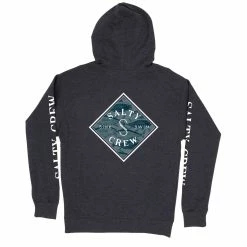 Salty Crew Tippet Refuge Hooded Fleece -Dannershop 20335128 NVYHEA BACK