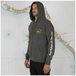 Salty Crew Patchy Black Overdyed Fleece -Dannershop 20335135 BLK OMSIDELEFT