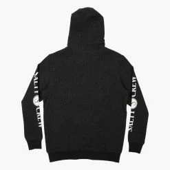 Salty Crew Refuge Sherpa Black Heather Zip Fleece -Dannershop 20335158 BLKHEA OMBACK 4