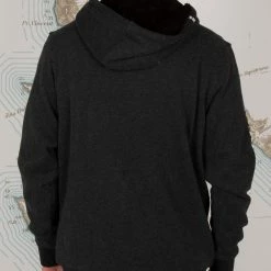 Salty Crew Refuge Sherpa Black Heather Zip Fleece -Dannershop 20335158 BLKHEA OMBACK d9f5a01c c556 4166 99e0 165e5c320ab9