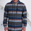 Salty Crew Mainland Hooded Flannel Top -Dannershop 21435044 DSLT OMFRONT