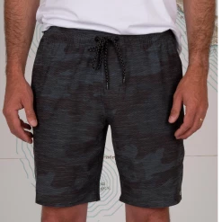 Salty CrewDrifter 2 Black Camo Hybrid Elastic