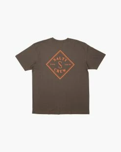 Salty Crew Tippet Premium T-Shirt -Dannershop 316104 COAL BACK