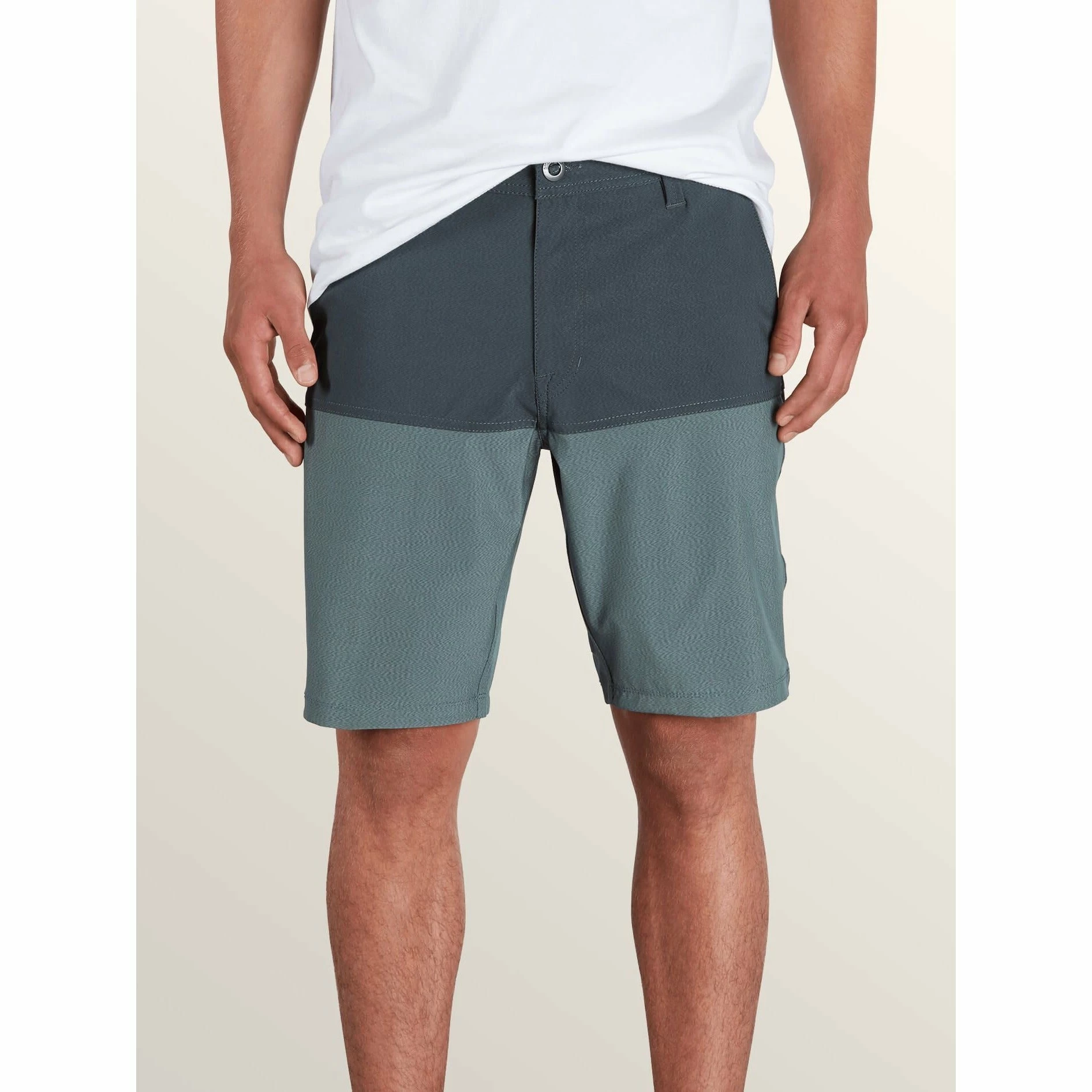 Volcom Static Block Hybrid Boardshorts Volcom Static Block Hybrid Boardshorts -Dannershop A3221800 LED F 2