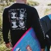 Volcom Surf Vitals Animal Long Sleeve Tee 2 Volcom Surf Vitals Animal Long Sleeve Tee -Dannershop A3622202 BLK F 2