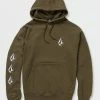 Volcom Iconic Stone Pullover Hoodie 1 Volcom Iconic Stone Pullover Hoodie -Dannershop A4132215 MIL F