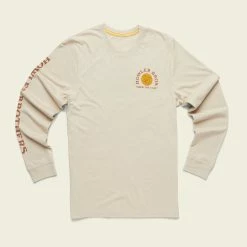 Howler Brothers El Monito Longsleeve Tee -Dannershop F21 LS Tee El Monito Sand Flat Front