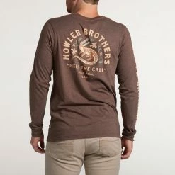 Howler Brothers Lazy Gators Longsleeve Tee -Dannershop F21 Longsleeve Tees Lazy Gators Espresso Back