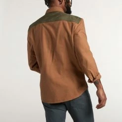 Howler Brothers Quintana Quilted Flannel -Dannershop F21 Quintana Quilted Flannel Shirts Adobe Tan Back 800x800 crop center.progressive f6eae11a 4e05 42f6 9c7a dc3bb2e60658