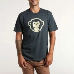 Howler Brothers El Mono T-Shirts -Dannershop F21 Select Tees El Mono Charcoal Front