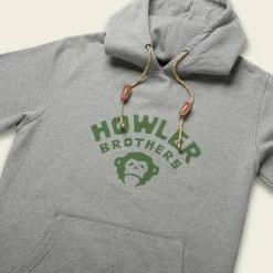 Howler Brothers Select Pullover Hoodie -Dannershop F21 SelectPullover Hoodie Camp Howler Athletic Grey Heather Angle