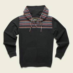 Howler Brothers Shaman Hoodie -Dannershop F21 Shaman Hoodie Antique Black Jeff Jacquard Front 1c8c0df1 6e0e 457c a435 e2a9c036f851