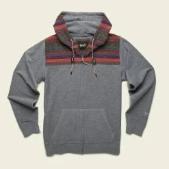 Howler Brothers Shaman Hoodie -Dannershop F21 Shaman Hoodie Heather Grey Zona Jacquard Front ee3e3bc8 b244 4e6a afad e2e02f4c8172