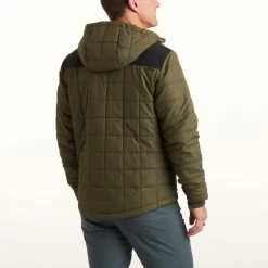 Howler Brothers Spellbinder Parka 5 Howler Brothers Spellbinder Parka -Dannershop F22 Jackets Spellbinder Hideout Green Coal Black Back