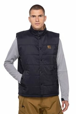 686 Men's Thermal Puff Vest -Dannershop M2WVST01 BLK 01