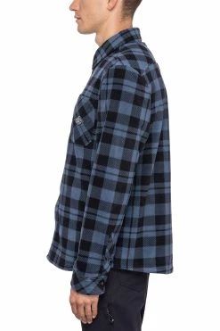 686 Sierra Men's Fleece -Dannershop MNS SIERRA FLEECE FLANNEL KCRLAY103 ORION BLUE PLAID 0994 2000X3000 300dpi