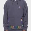 686 Men's Buttermilk Sherpa Hoody -Dannershop Mens BUTTERMILK SHERPA FLEECE HOODY GRATEFUL DEAD RHINO GREY 09