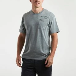 Howler Brothers Creative Creatures Trout Pocket T-Shirt -Dannershop S22 Pocket Tee Creative Creatures Trout Grey Heather Front