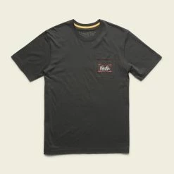 Howler Brothers Classic Pocket T-Shirt -Dannershop S22 Pocket Tee Howler Classic Antique Black Flat Front