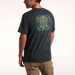 Howler Brothers Gator Chomp T-Shirt 6 Howler Brothers Gator Chomp T-Shirt -Dannershop S22 Select Gator Chomp Charcoal Heather Back