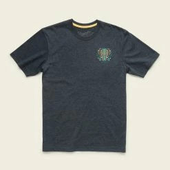 Howler Brothers Gator Chomp T-Shirt 7 Howler Brothers Gator Chomp T-Shirt -Dannershop S22 Select Gator Chomp Charcoal Heather Flat Front