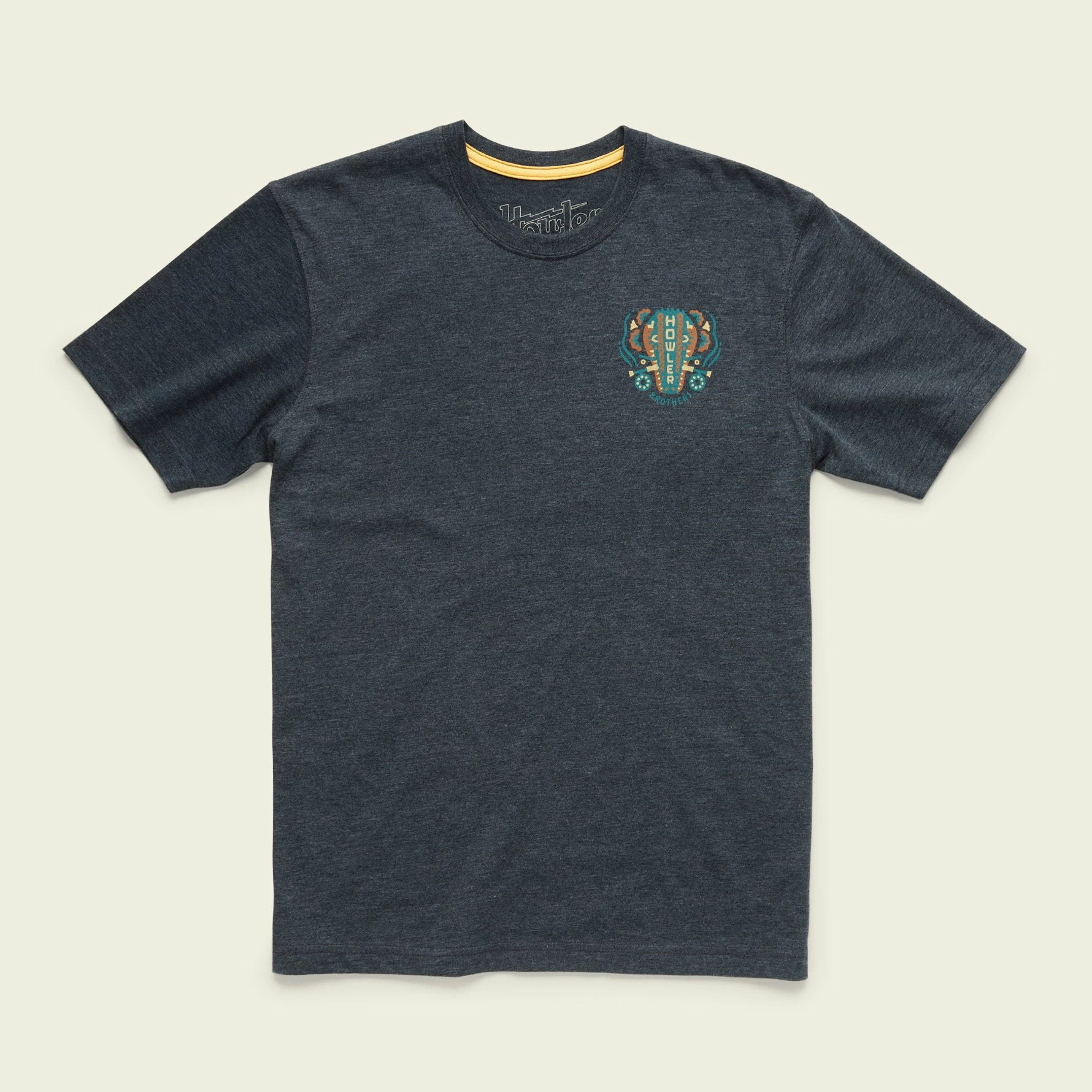 Howler Brothers Gator Chomp T-Shirt Howler Brothers Gator Chomp T-Shirt -Dannershop S22 Select Gator Chomp Charcoal Heather Flat Front