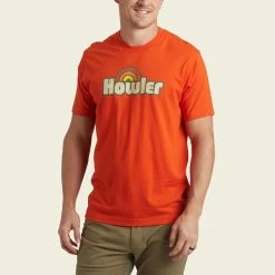 Howler Brothers Rainbow Soda T-Shirt -Dannershop S23 Select Howler Rainbow Soda Orange Front d0d69dde 6310 435e 9afb f3d086772866