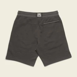 Howler Brothers Mellow Mono Sweatshorts -Dannershop S23 Shorts Mellow Mono Sweatshort Antique Black Flat Back