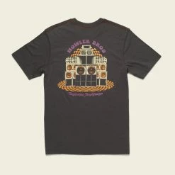 Howler Brothers Sound System Pocket T-Shirt -Dannershop SF21 Pocket Tee Sound System Antique Black Flat Back